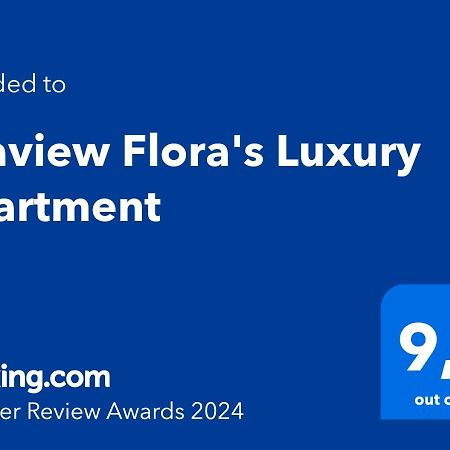 Seaview Flora'S Luxury Apartment-300Meters From The Beach Rethymno  Exterior photo