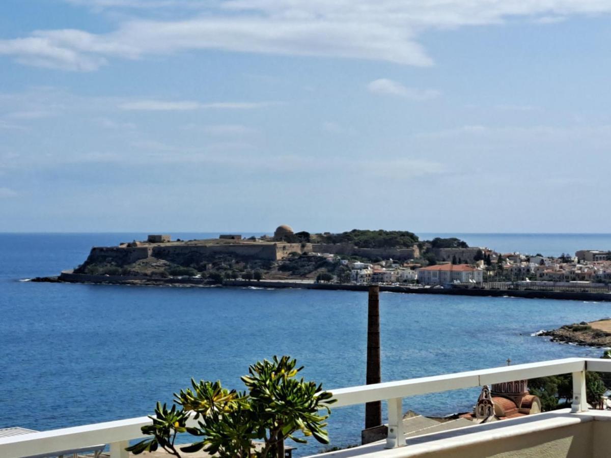 Seaview Flora'S Luxury Apartment-300Meters From The Beach Rethymno  Exterior photo