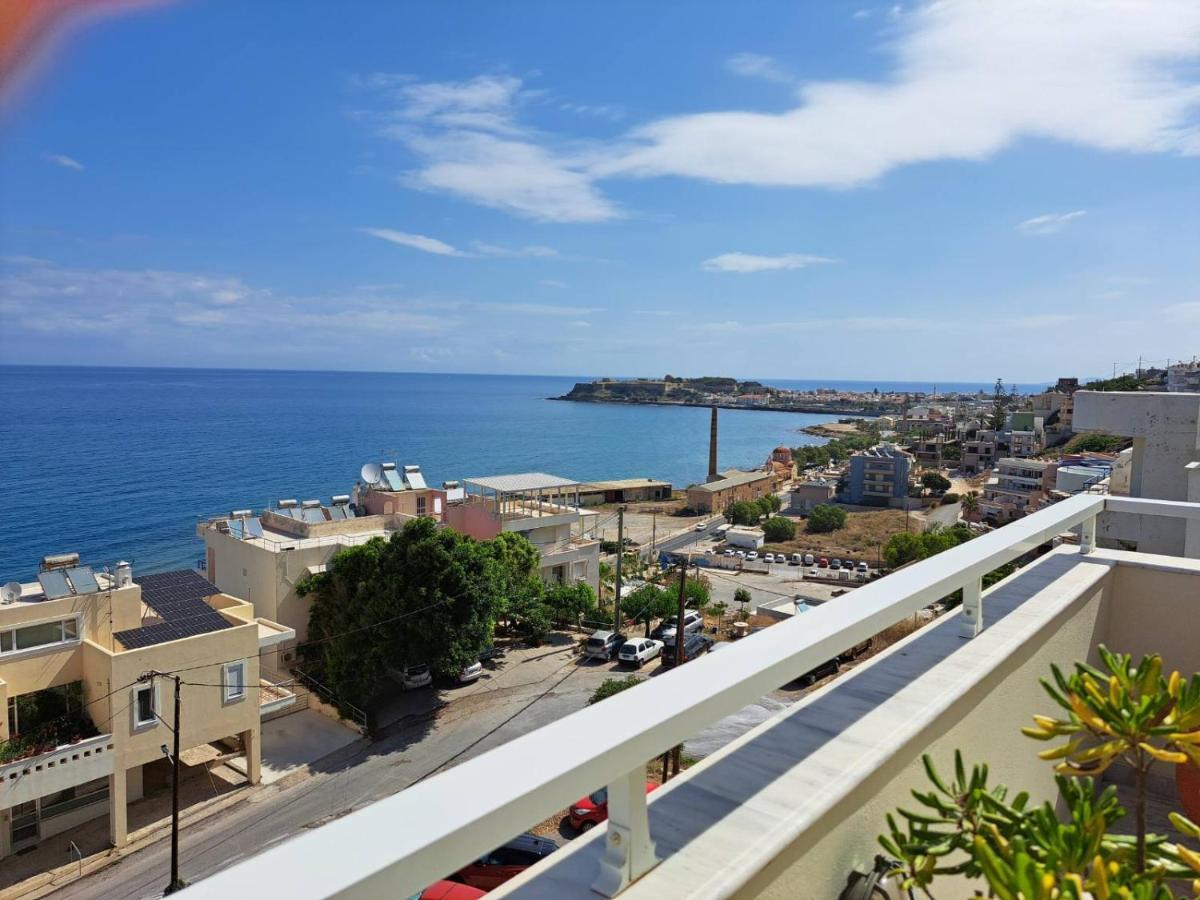 Seaview Flora'S Luxury Apartment-300Meters From The Beach Rethymno  Exterior photo