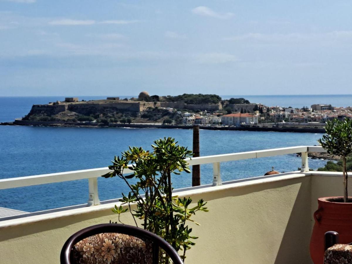 Seaview Flora'S Luxury Apartment-300Meters From The Beach Rethymno  Exterior photo
